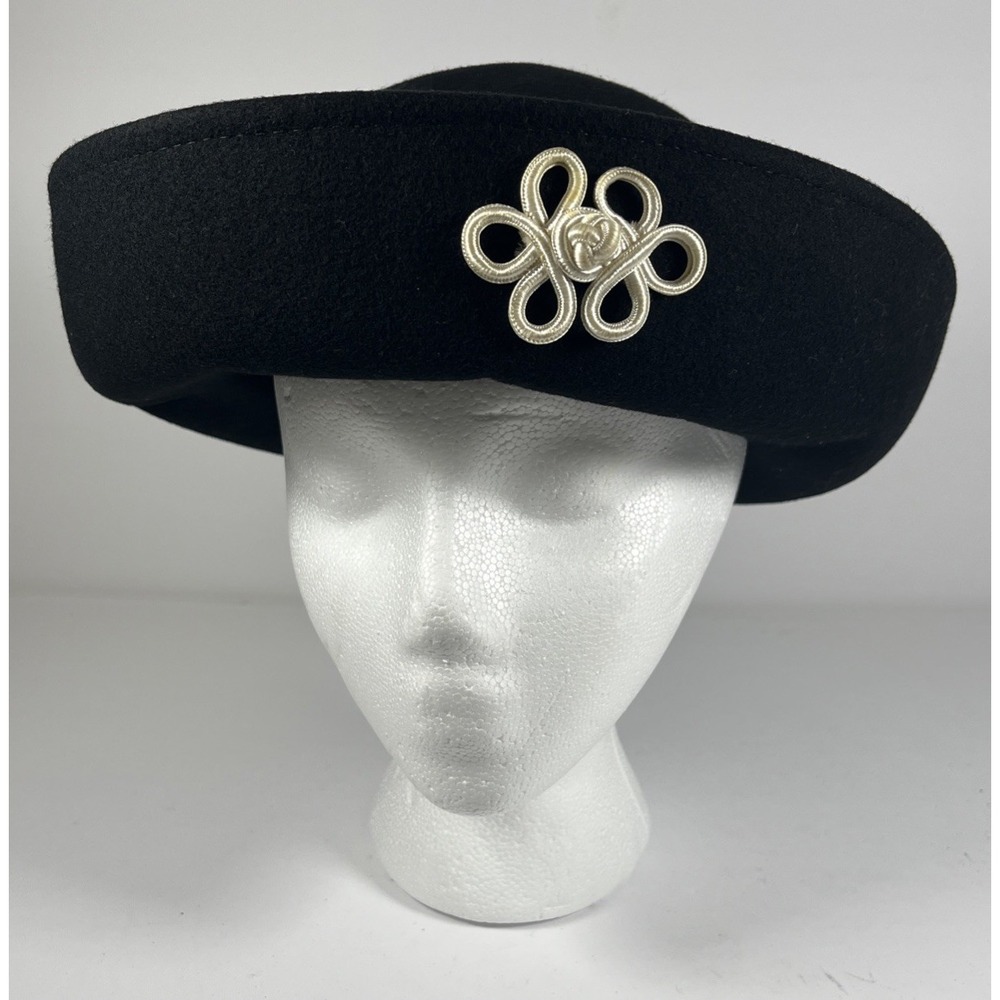 Vintage Dobbs Bollman Hat Co. 100% Wool Doeskin Felt Women’s 1960s-70s ( 6 7/8 )